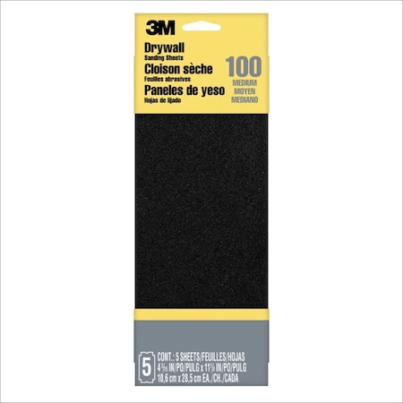 3M Drywall Sndg Sheets 9092DC-NA, 4.187, PK40 9092NA